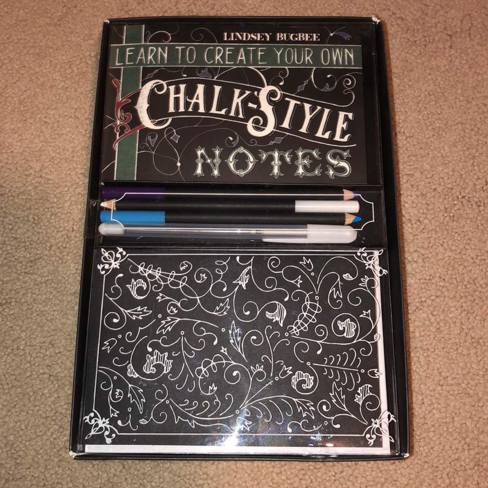 Chalk Style note kit